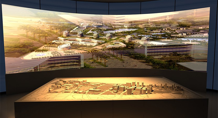 全息投影數(shù)字沙盤(pán)